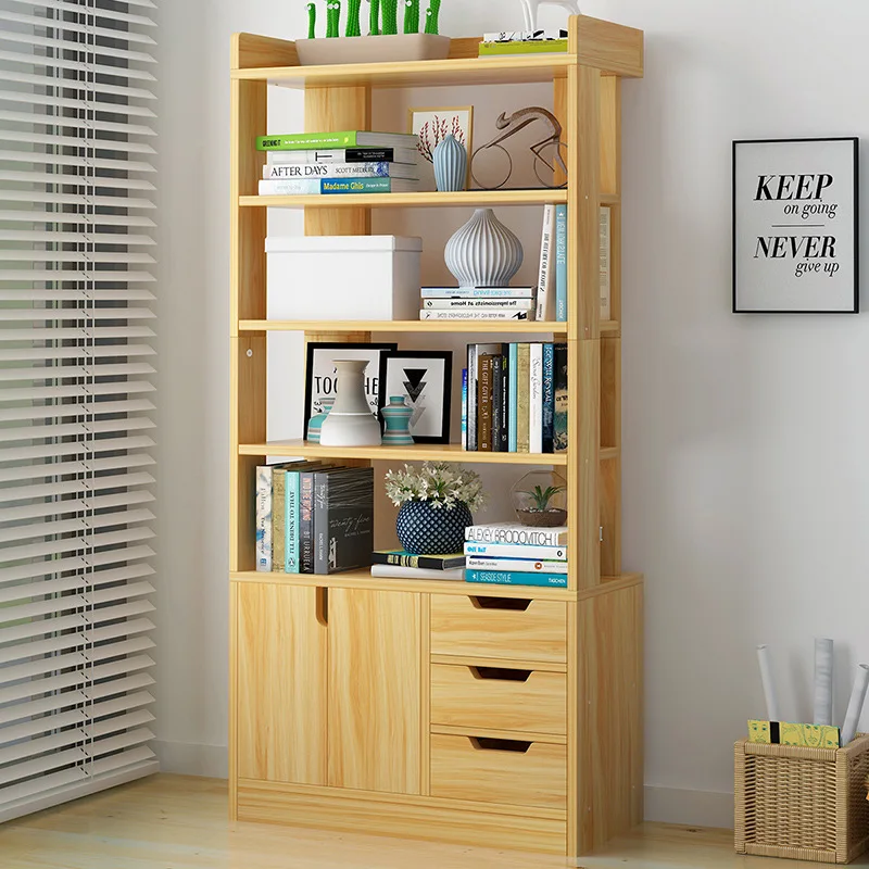

Simplicity Bookcase Bookshelf Storage Province Space Bedroom Living Room Simple Multi-functional Economic Storage Boycase