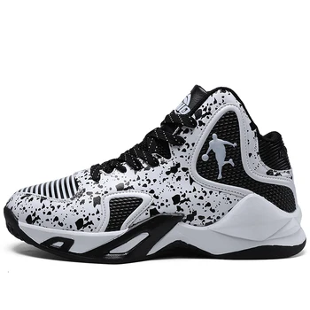 

Mens Retro Sneakers Sports Basketball Shoes Men Damping High Top Basketball Boots Women Outdoor Trainers Athletic Shoes Unisex