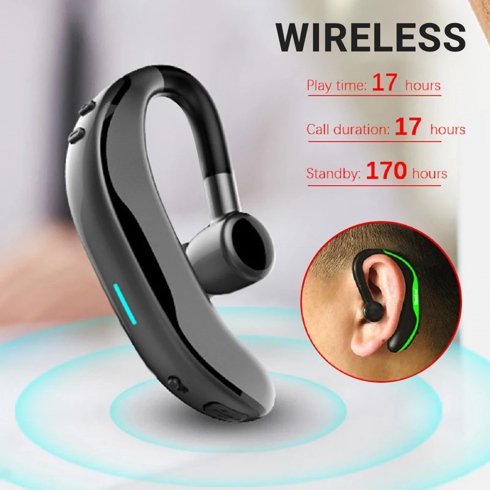 Wireless Earphones Bluetooth Headset Headphones for Samsung iPhone Handsfree