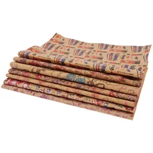 Ретро Печать мягкая пробка A4 лоскутное ремесло ткань для DIY ручной работы одежда сумки украшения аксессуары поставки