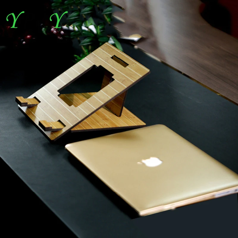 YPAY, Эргономичная подставка для ноутбука Macbook Pro, складной охлаждающий держатель для ноутбука, регулируемая Портативная подставка для ПК, подставка для ноутбука
