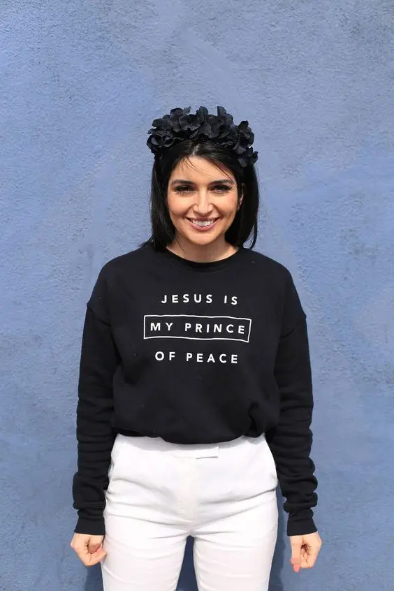Jesus is my Prince of Peace толстовка унисекс, хлопок, винтажный джемпер, наряды, модные забавные христианские женские/мужские футболки с надписью