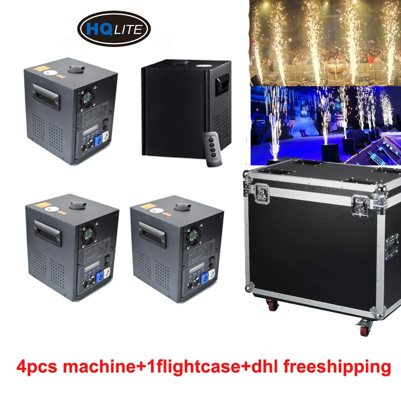 

600w Cold Spark Machine Dmx And Remote Control Fountain Sparkular Machine For Stage Wedding party cold fireworks