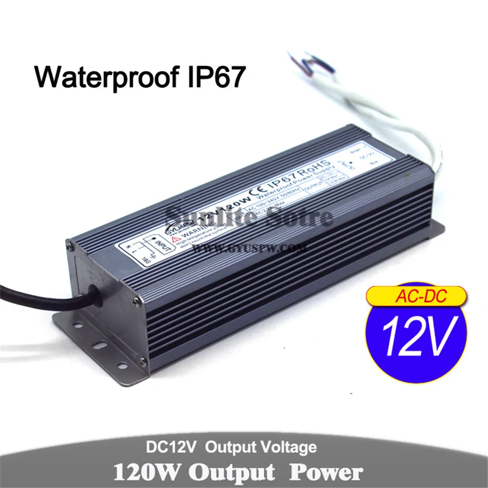 IP 67 блок питания DC12V DC24V 24 Вт 60 Вт 72 Вт 100 Вт 120 Вт 150 Вт 200 Вт 250 Вт 300 Вт 350 Вт осветительные трансформаторы ac220в для наружного SMPS
