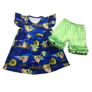 

Baby girls' clothing set with kids wear clothes icing shorts sets summer children outfits
