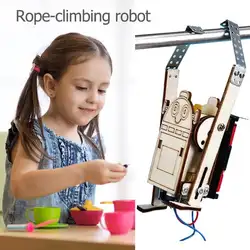 Робот веревка для скалолазания модель экспериментов комплект для детей DIY Science Развивающие игрушки для детей Eraly обучающая игрушка