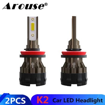 

AROUSE H11 H1 H7 9005 9006 COB Car LED Headlamp Bulbs H4 Hi-Lo Beam 36W 6000LM 6000K Auto Headlight Led Car Light Fog Lights 12V