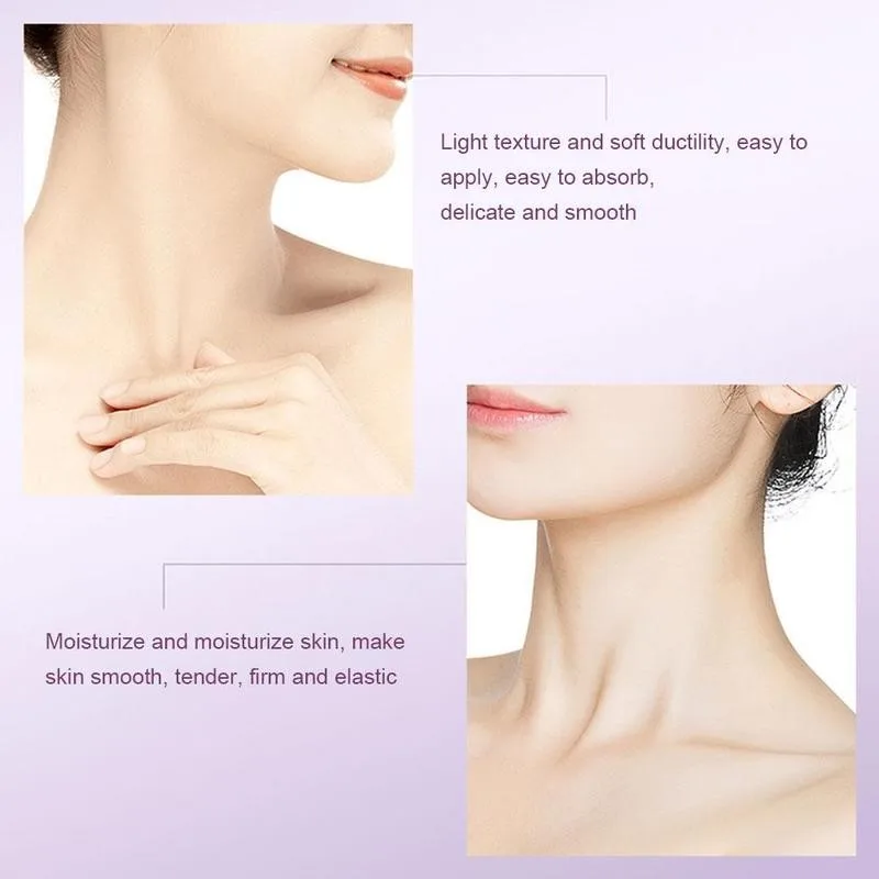 40ml Collagen Neck Cream Anti Wrinkle Smooth Neckline Cream Refreshing Face Neck Whitening Cream