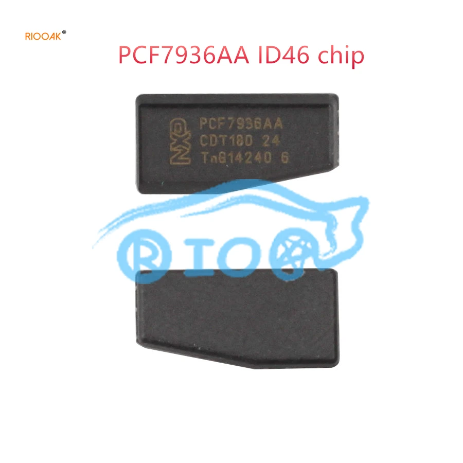 

RIOOAK 10pcs/lot Original pcf7936aa ID46 Transponder Chip PCF7936 Unlock ID 46 PCF 7936 (update of PCF7936AS) carbon auto chip