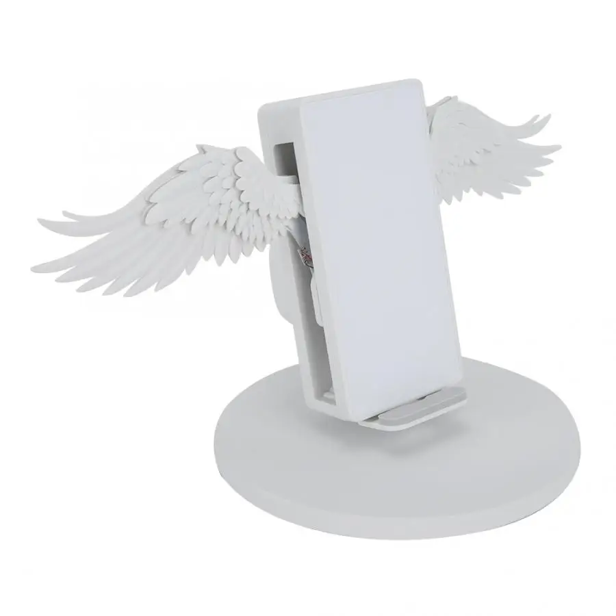 Беспроводная подставка для зарядного устройства Angel Wing-style usb type-C для автомобиля домашняя зарядка для автомобиля держатель легко найти телефон в темноте автомобильное зарядное устройство