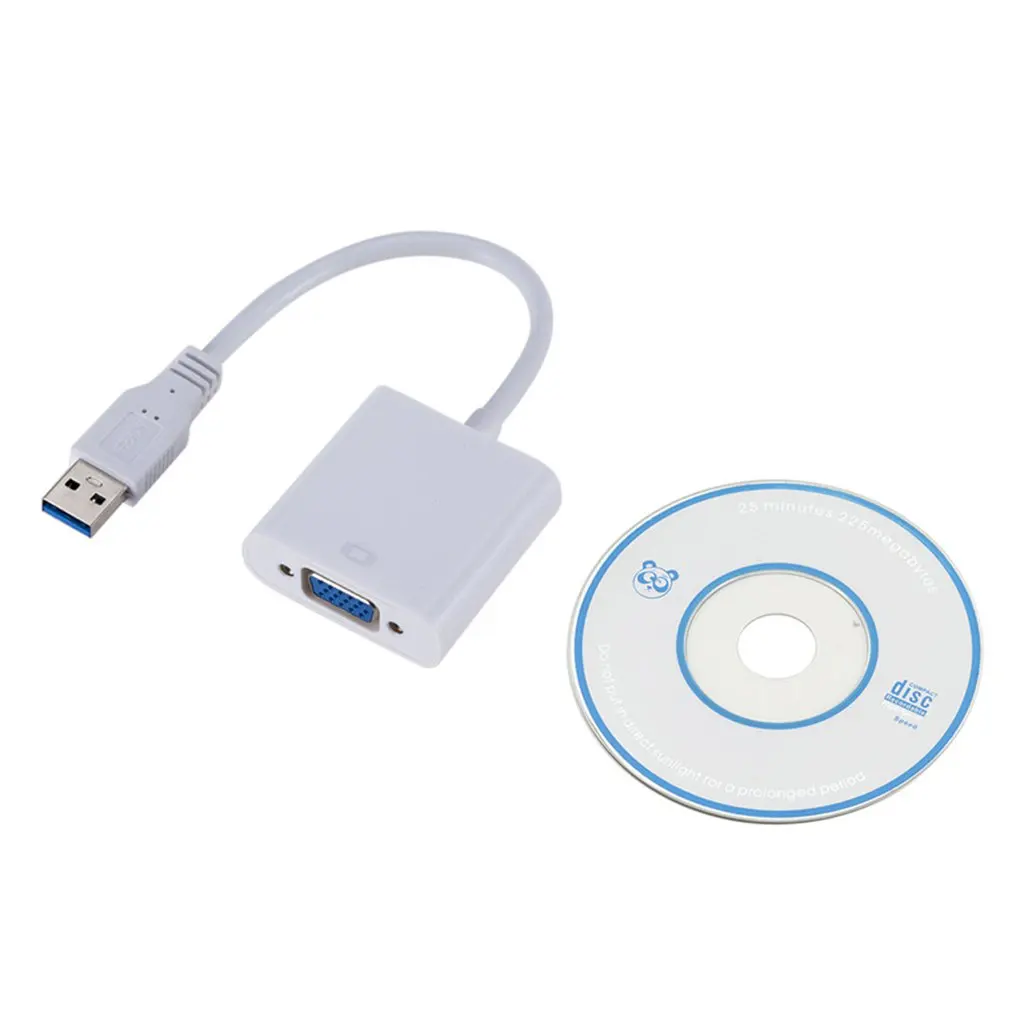 USB 3 0 к VGA адаптер кабель внешняя графическая карта видео мульти дисплей конвертер