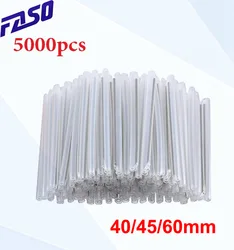 FASO 5000Pcs 40/45/60mm Fibre Optique Fusion Protection Manchons D'épissure Thermorétractable Tube À Fibers Optiques Tube Thermofusible 