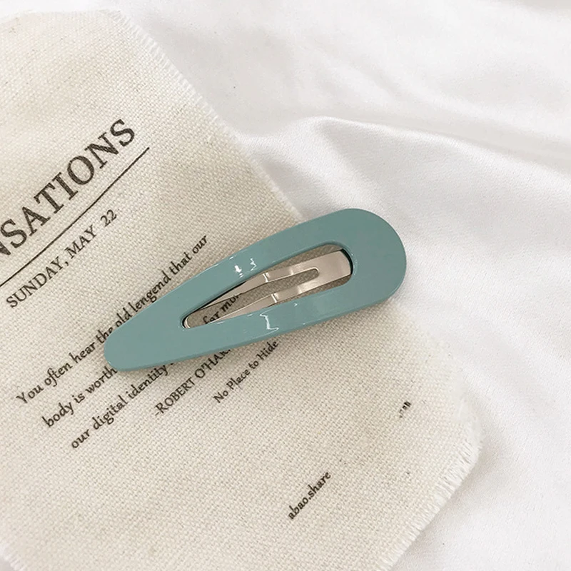 Cute Glitter Hairpins Snap Hair Clip for Girls Hair Pins Unique Women's Gift BB Hair Clip Candy Color Hair Accessories Dropship