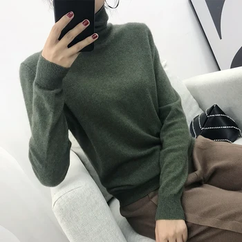 

sweater women's underpaint thickened slim fit all kinds of fall and winter 2019 new Pullover Plush long sleeve knitwear