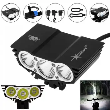 

Aluminum alloy U2 Bicycle Light 2400Lm XM-L LED 4-Mode Bike Front Handlebar HeadLight with Rechargeable Battery + Charger