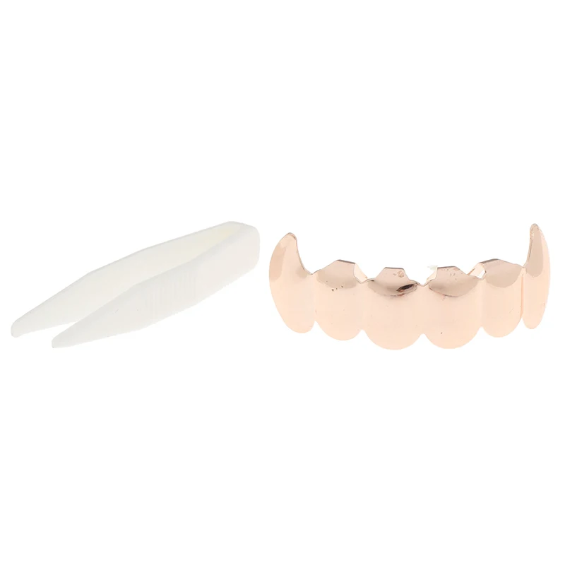 Новинка Хип-хоп золотые радужные зубы Grillz Верхняя Нижняя красочные грили стоматологические Хэллоуин вампир зубы игрушки - Цвет: A-RGU