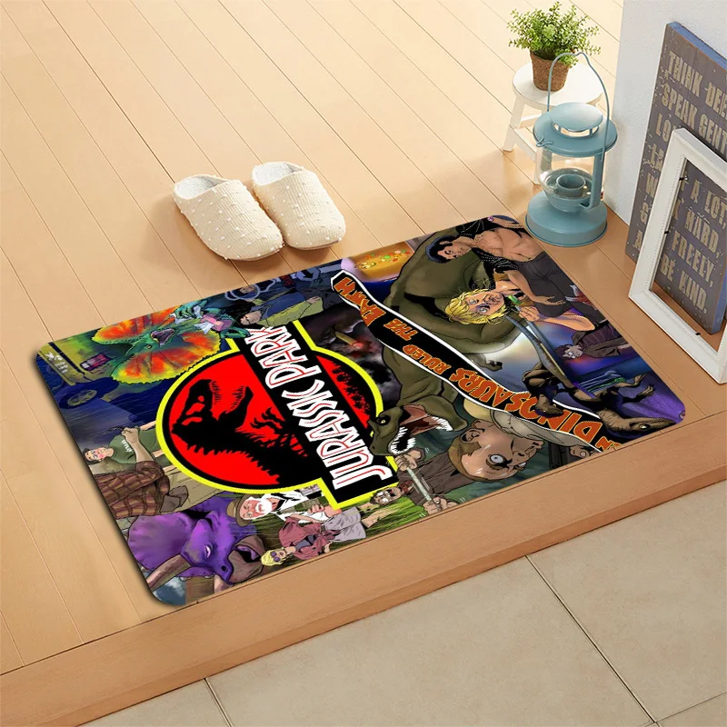 HEARMNY Jurassic парк коврик пол/ванна/кухня/пляж фланелевый губчатый материал 3D печатных лохматые пользовательские украшения для спальни - Цвет: 21