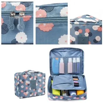 

Portable Cosmetic Toiletry Bag Makeup Pouch Waterproof Hanging Organizer Bags Multi Function - Multiple Compartments