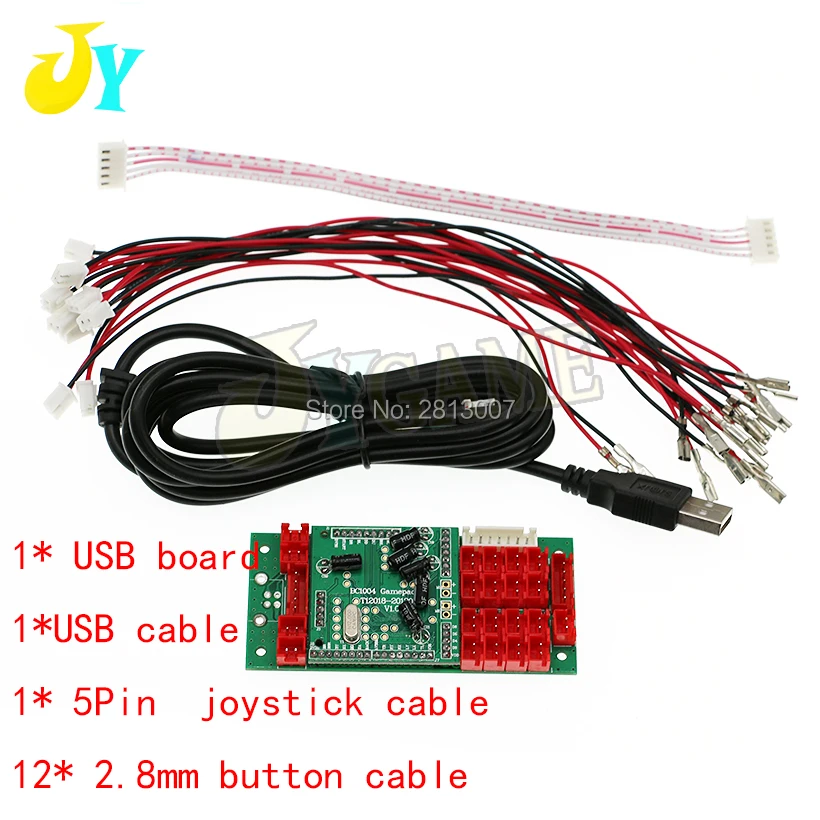 Белый ПК/XBOX360 USB контроллер доска аркадный энкодер Нулевая задержка USB для аркадного джойстика psuh кнопочный контроллер один плеер JAMMA MAME - Цвет: Белый