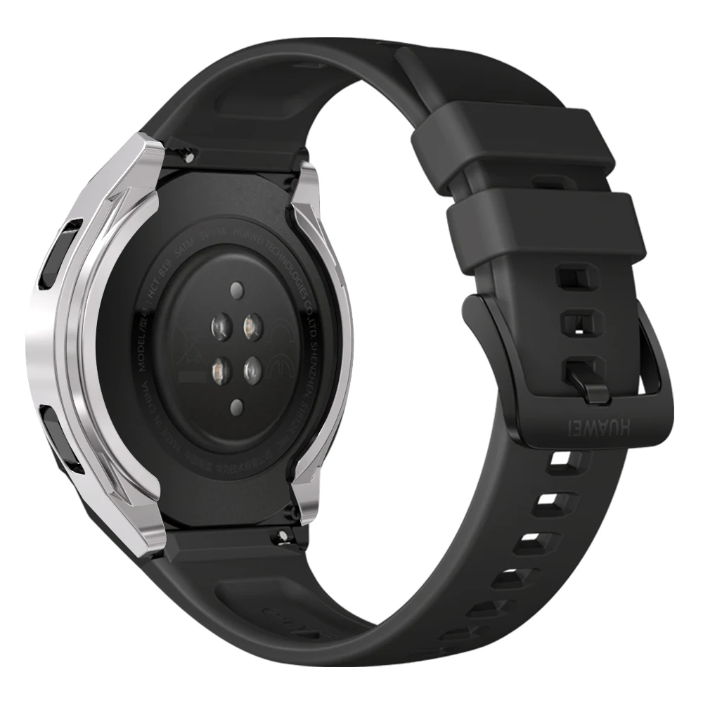 Силиконовый чехол для Huawei Watch GT 2e Мягкий защитный из ТПУ 2E рамка защита экрана