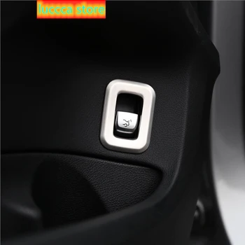 

Car styling trunk Electronic Handbrake frame switch buttons Decal Cover Trim For Mercedes Benz C Class W205 2015-18 Accessories