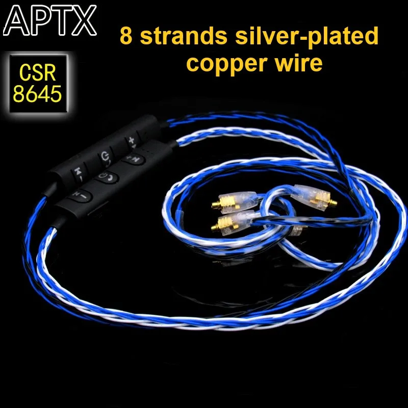 APTX Беспроводная Bluetooth гарнитура с улучшенной линией CSR8645 чип HIFI наушники кабель