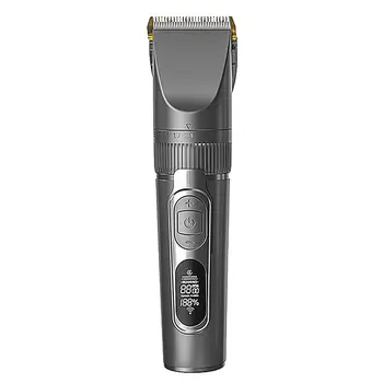 

Shaving Head Multi-Function Oil Head Scissors Self-Service Usb Hair Clipper Men'S Lcd Display Digital Display Electric Clipper