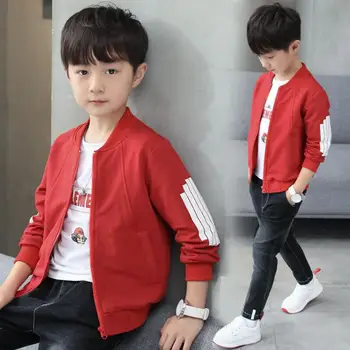 

Children's coat spring autumn new children's jackets big baby clothes long-sleeved boy clothes foreign style baseball uniforms