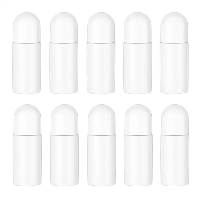 

10pcs 50ML Roller Bottles for Essential Oils Empty Refillable Roll on Bottles Reusable DIY Deodorant Containers with Roller Ball