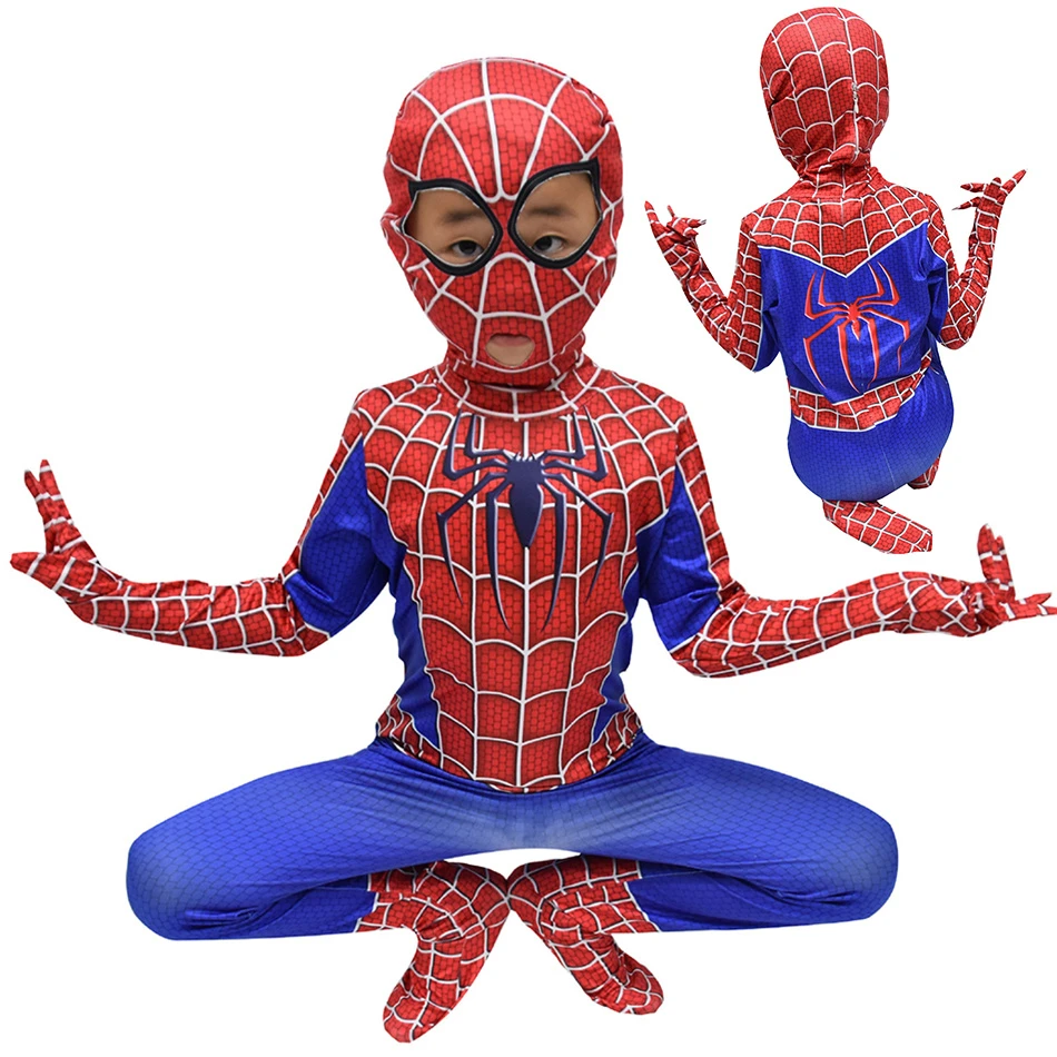 Disfraz de Spiderman para niños, traje de Spiderman, venom, Panther, para  fiestas de Halloween|set de ropa| - AliExpress