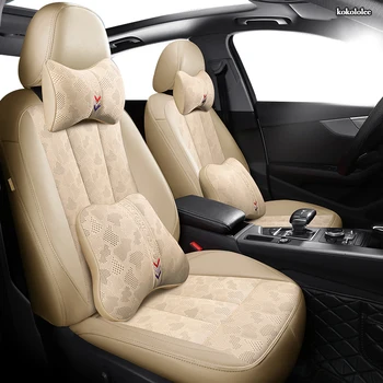 

kokololee Custom Leather car seat cover For Honda Accord Odyssey FIT CR-V XR-V civic CITY Crosstour Crider VEZEL AVANCIER covers