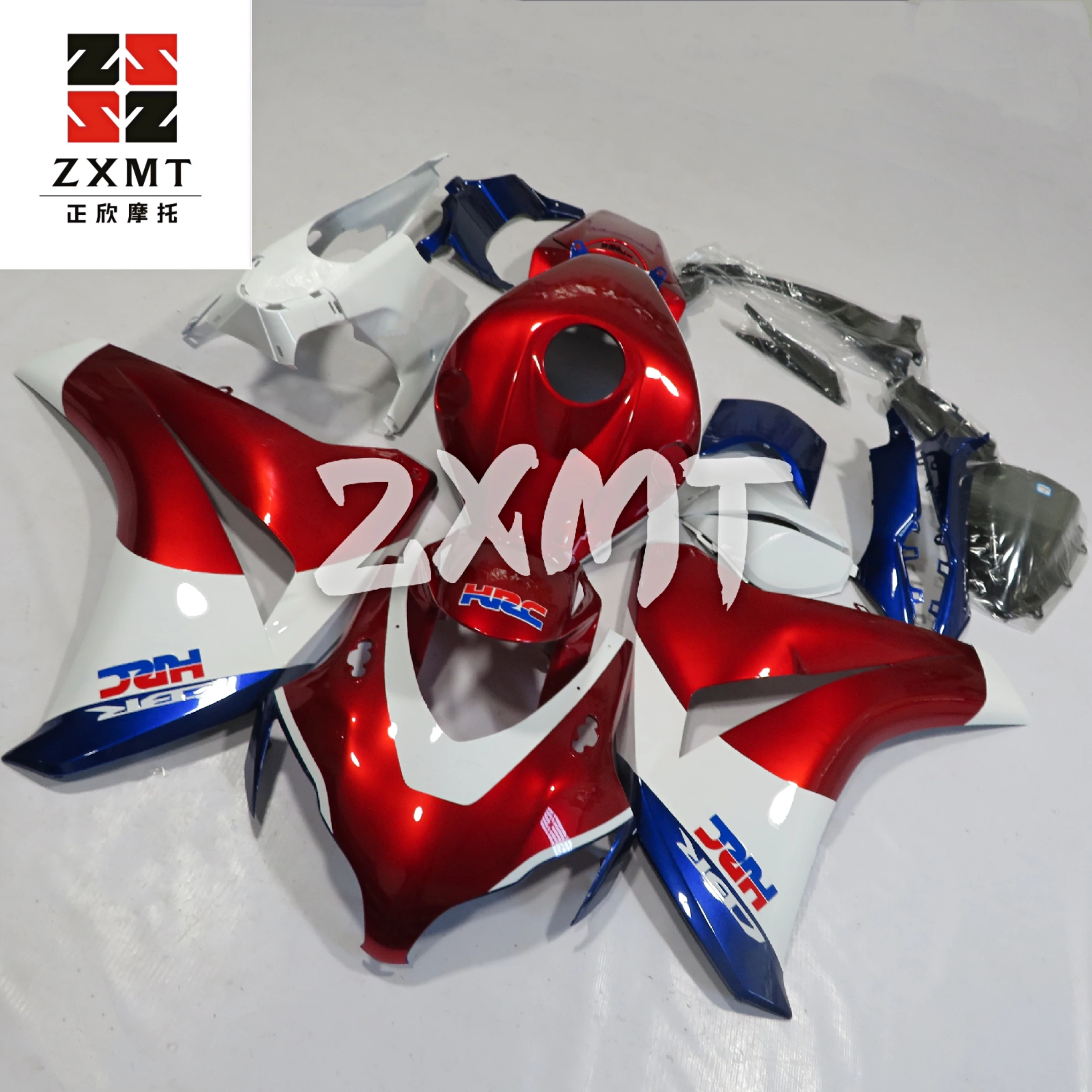 ZXMT панель мотоцикла обтекатель кузова полный комплект подходит для CBR1000RR 2008-2011 CBR1000 RR 2008 2009 2010 2011 08 09 красный