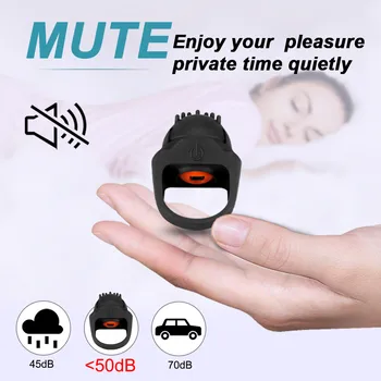 Mini Finger Vibrators Oral Licking Clitoris Stimulator Erotic G-Spot Vibrator Masturbation Sex Toys for Men Locking Massager 6