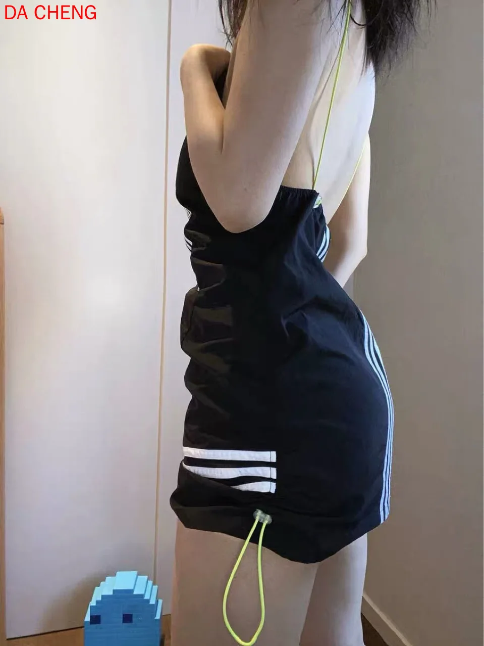 dungaree dress shein