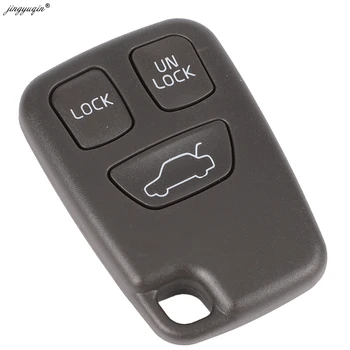 Keyforkess 3/4 Bottoni Remote Fob Chiave Dell'automobile Borsette per Volvo S70 V70 C70 S40 V40 XC90 XC70 di Ricambio Uncut Lama cassa Chiave dell'automobile - Jingyuqin 3 4 Bottoni Remote Fob Chiave Dell automobile Borsette per Volvo S70 V70 C70
