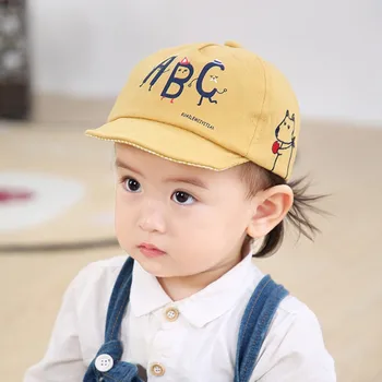 

Spring Autumn Letter Baby Baseball Caps Baby Boy Girls Adjustable Snapback Caps Hip Hop Baby Boy Hats Sun Hat Baby Accessories