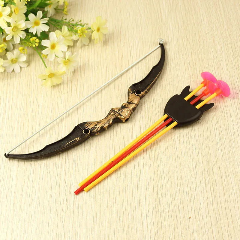 Shooting Outdoor Sports Toys Bow and Arrow Set Children Plastic Toys Outdoor Recreation