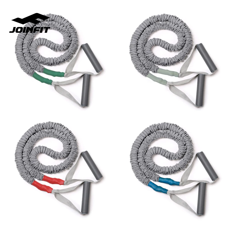 

JOINFIT 4 Levels Resistance Bands With Handles Pull Rope Fitness Elastic Band For Home Workouts Resistance Training