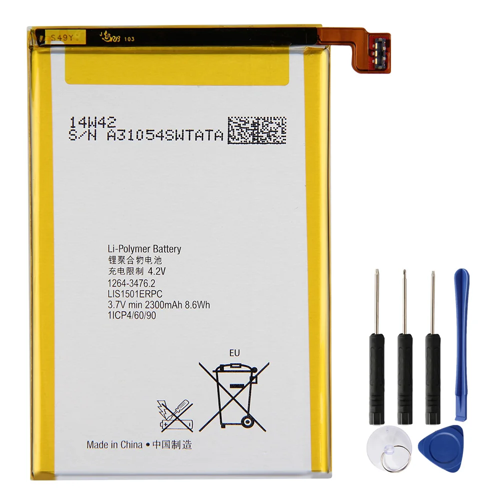 Оригинальная запасная батарея LIS1501ERPC для Sony L35h Xperia ZL Odin C650X X ZQ аутентичная