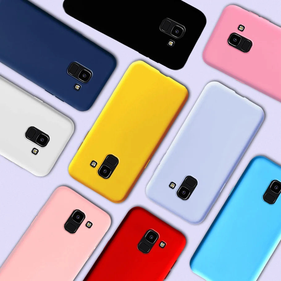 Чехол для samsung j6 + силиконовый чехол телефона j600f 2018 j6plus galaxy j4 Plus 2018| |