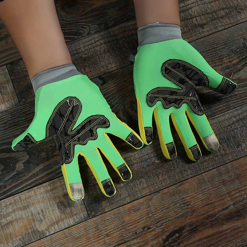 

Outdoor New Style Touch Screen Gloves Bracer Mountain Climbing Gloves Wear-Resistant Breathable Fishing Cycling Gloves Creative