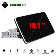 10.1 polegada android 8.1 rádio do carro multimídia jogador gps navegação 1 + 16g tela de toque wifi carro estéreo rádio fm 1 ruído 360 rotação