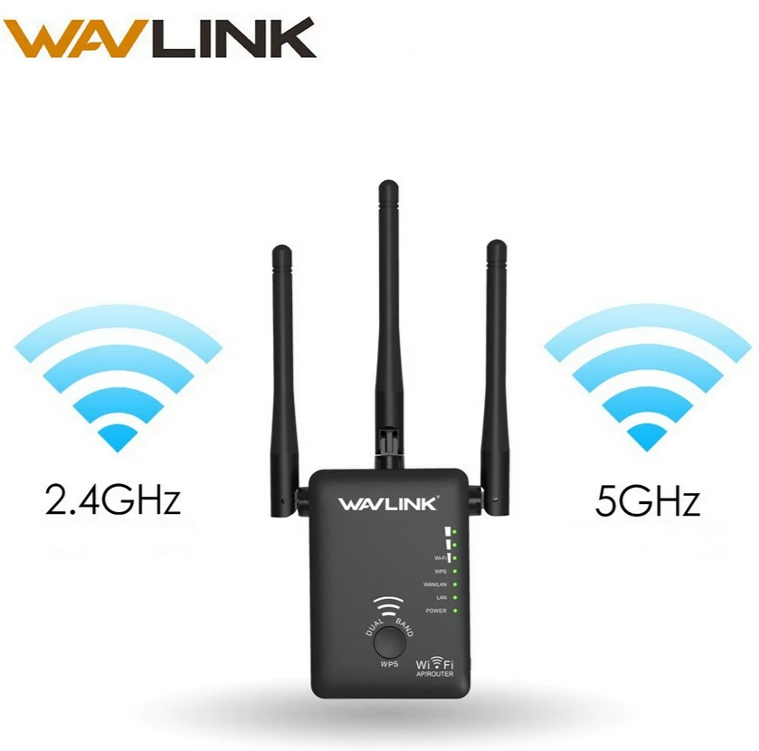 Wi Fi маршрутизатор Wavlink 750 Мбит/с 2 4 и 5 ГГц| |