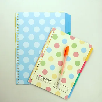 

Stationery loose-leaf refills Page A5 B5 classification 5, 10 sheets of paper
