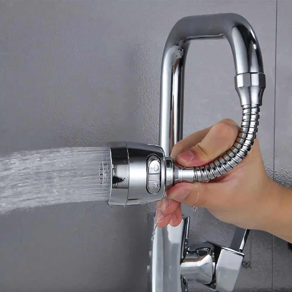 Boquilla Flexible de 360 grados para ahorro de agua, grifo para fregadero de cocina, extensor de grifo