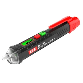 

TASI TA11B + AC/DC Non-Contact LCD Electric Pen Voltage Digital Detector 12-1000V LCD Alarm Self-Checker