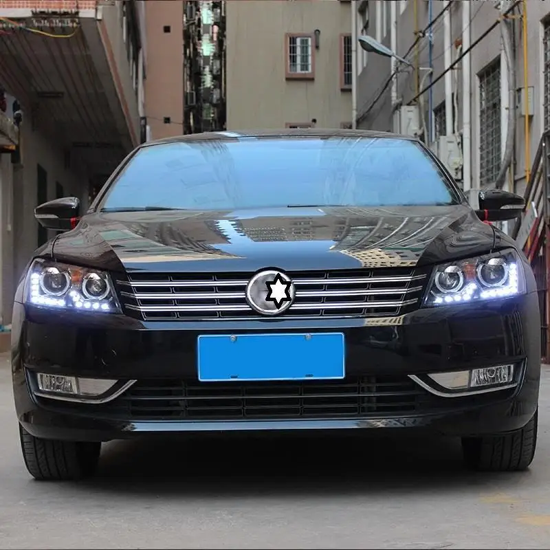 Автомобильные аксессуары для дневных ходовых автомобилей Drl Led Cob фары автомобильные фары в сборе 11 для Volkswagen Passat