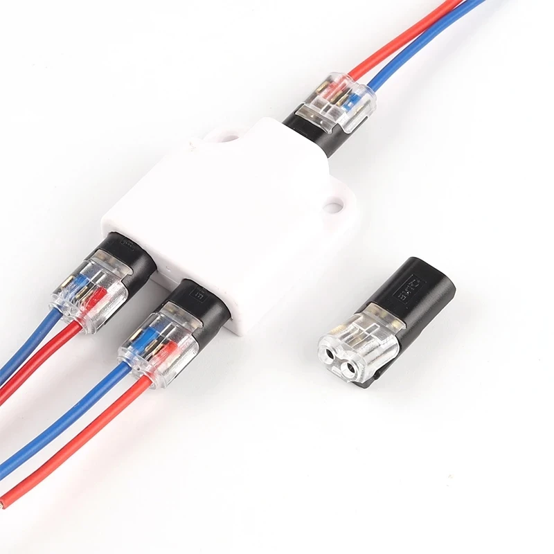 Wire Connector Set Splitter Box Connector for Audio Auto Moto Lighting System 22-18AWG Led Strip Wire Cable Junction Box