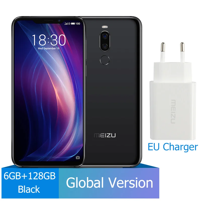 6G 128G Black Meizu X8, 4 ГБ, 64 ГБ, глобальная версия, Смартфон Snapdragon 710, четыре ядра, мобильный телефон, фронтальная камера 20 МП, отпечаток пальца - Цвет: 6G 128G Black