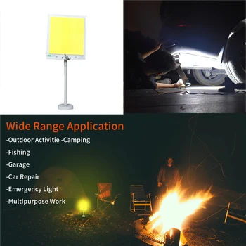 

Portable Spotlights Lantern 12V foco led Outdoor Camping Tent Light magnetic base High-power Car Repair work light Rechargeable